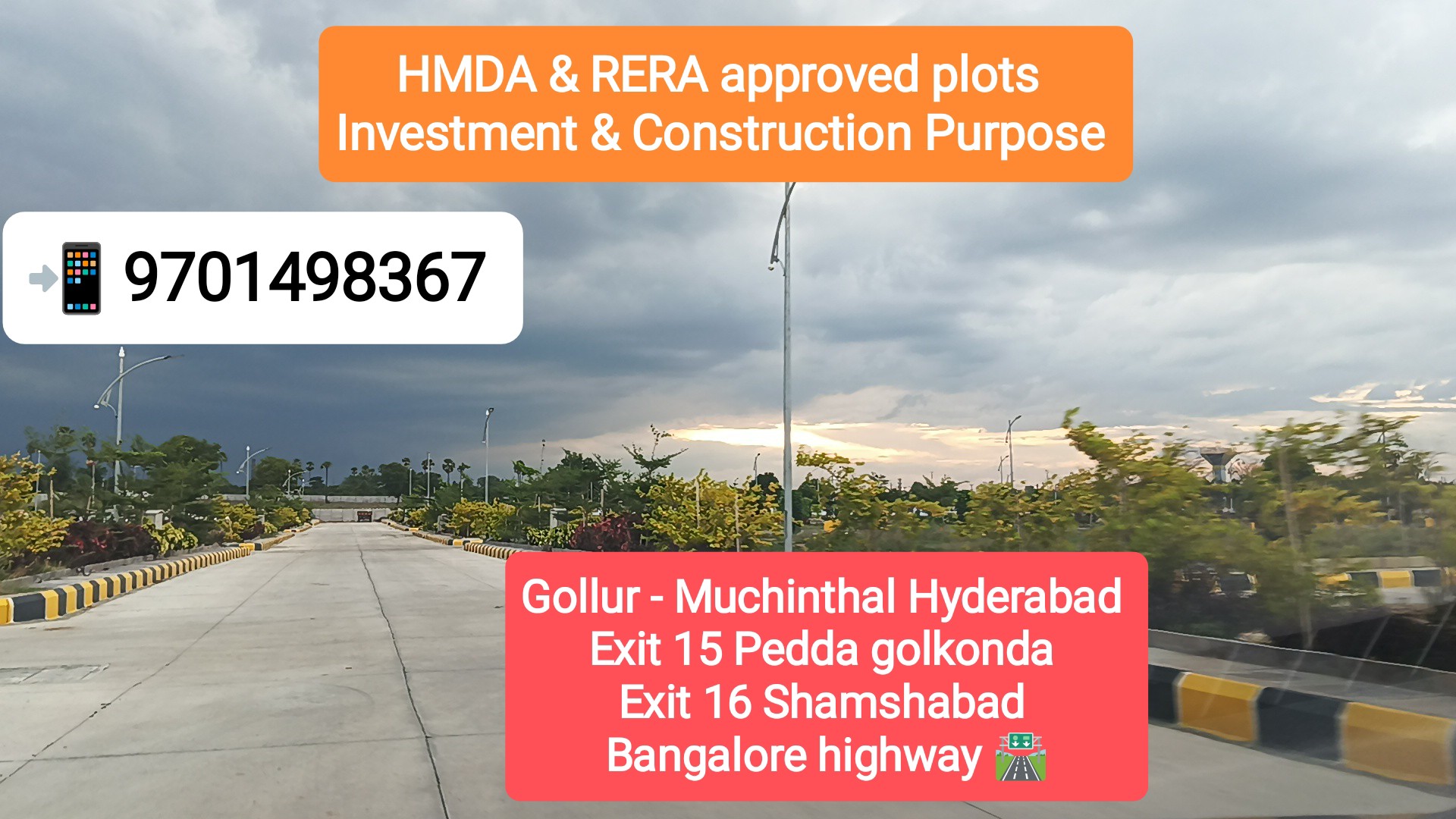 Premium Villa Plots near ORR, Bangalore highway